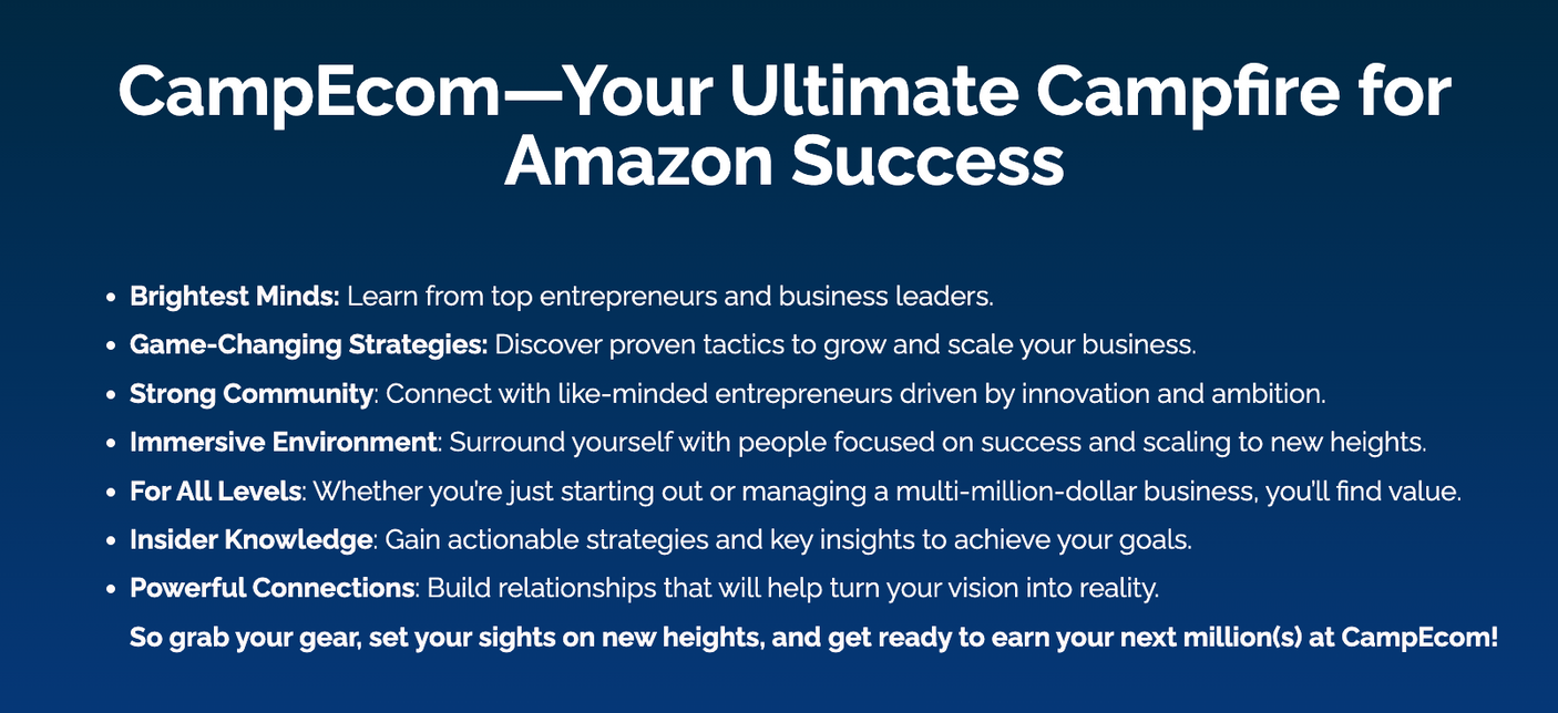 CampEcom - Amazon Success Conference