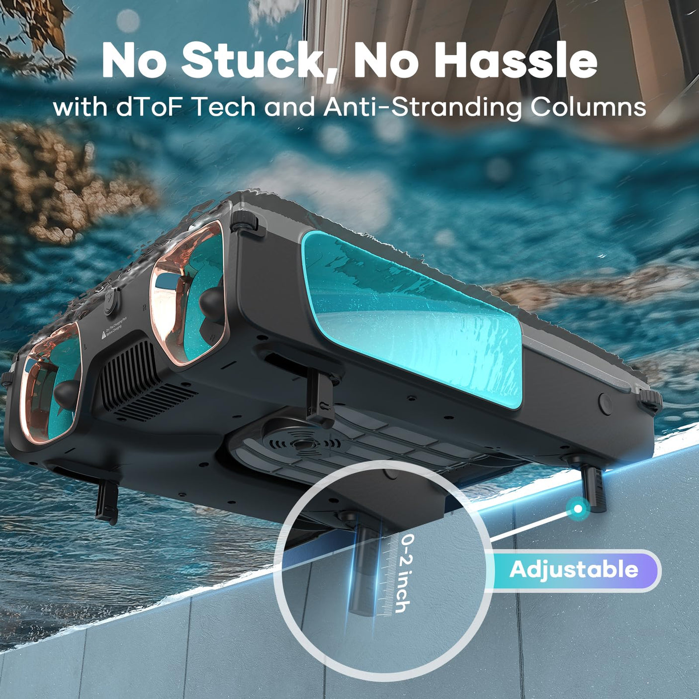 AIPER Surfer S2 Robotic Solar Pool Skimmer with APP Support, 24/7 Cleaning, Dual Charging Modes, Smart Obstacle Avoidance, Ideal for Most Swimming Pool Types - Build Your Ideas
