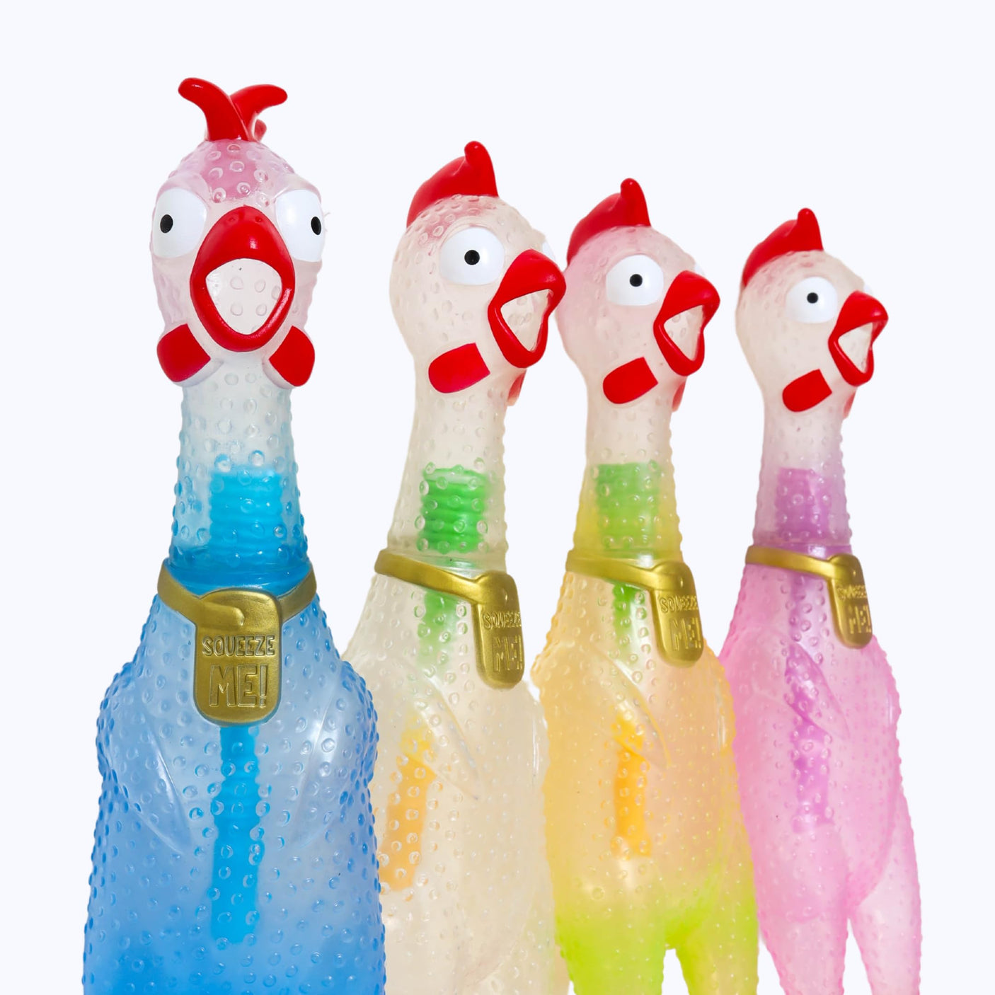 Animolds Hug Me Giant Rubber Chicken - Huge Stress Relief Screaming Chicken Toy | Screams Up to 45 Seconds - Novelty Gag and Prank Toys | Funny Toys Gifts for Christmas Stocking Stuffers for Kids Adult - Build Your Ideas