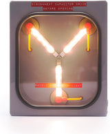 Back to the Future Flux Capacitor Replica 6 - Inch USB Mood Light | Nightstand Table Lamp with LED Light for Bedroom, Desk, Living Room | Home Decor Room Essentials | '80s Toys, Gifts And Collectibles - Build Your Ideas