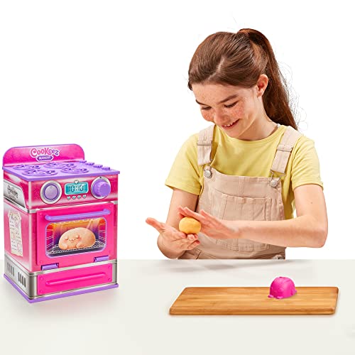 Baked Treatz Oven Playset – Interactive Bake & Reveal Toy Oven with Mystery Warm Scented Plush (Barky Bun, Ciacatta Bake, or Wheatney Bunny), Mixing Tools, Dough, & Accessories, 5+ - Build Your Ideas