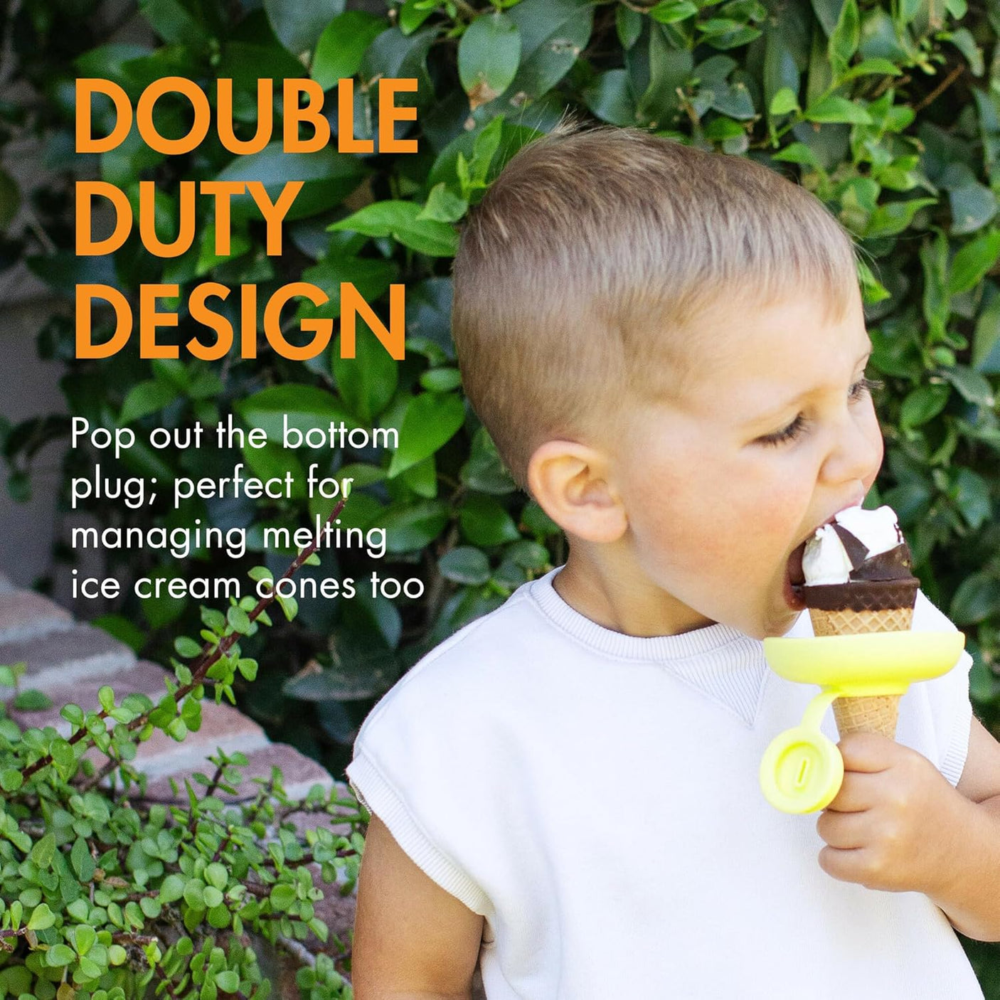 Boon Drizzle Popsicle Holders for Kids - Includes 2 On - the - Go Travel Cases - Catches Drips Before They Drop - Frozen Popsicle and Ice Cream Holder for Summer Days and Birthday Popsicle Party - 4 Count - Build Your Ideas