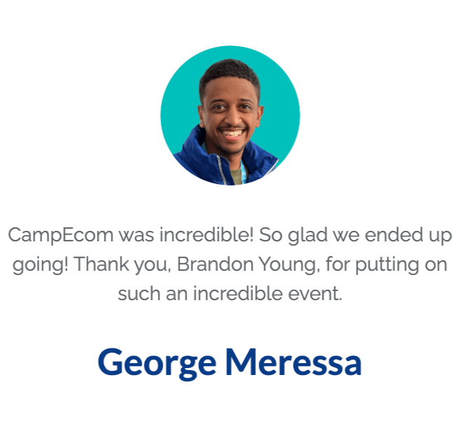 CampEcom - Amazon Success Conference - Build Your Ideas