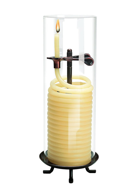 Candle by the Hour 80 - Hour Vertical Candle, Eco - friendly Natural Beeswax with Cotton Wick - Build Your Ideas