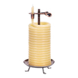 Candle by the Hour 80 - Hour Vertical Candle, Eco - friendly Natural Beeswax with Cotton Wick - Build Your Ideas