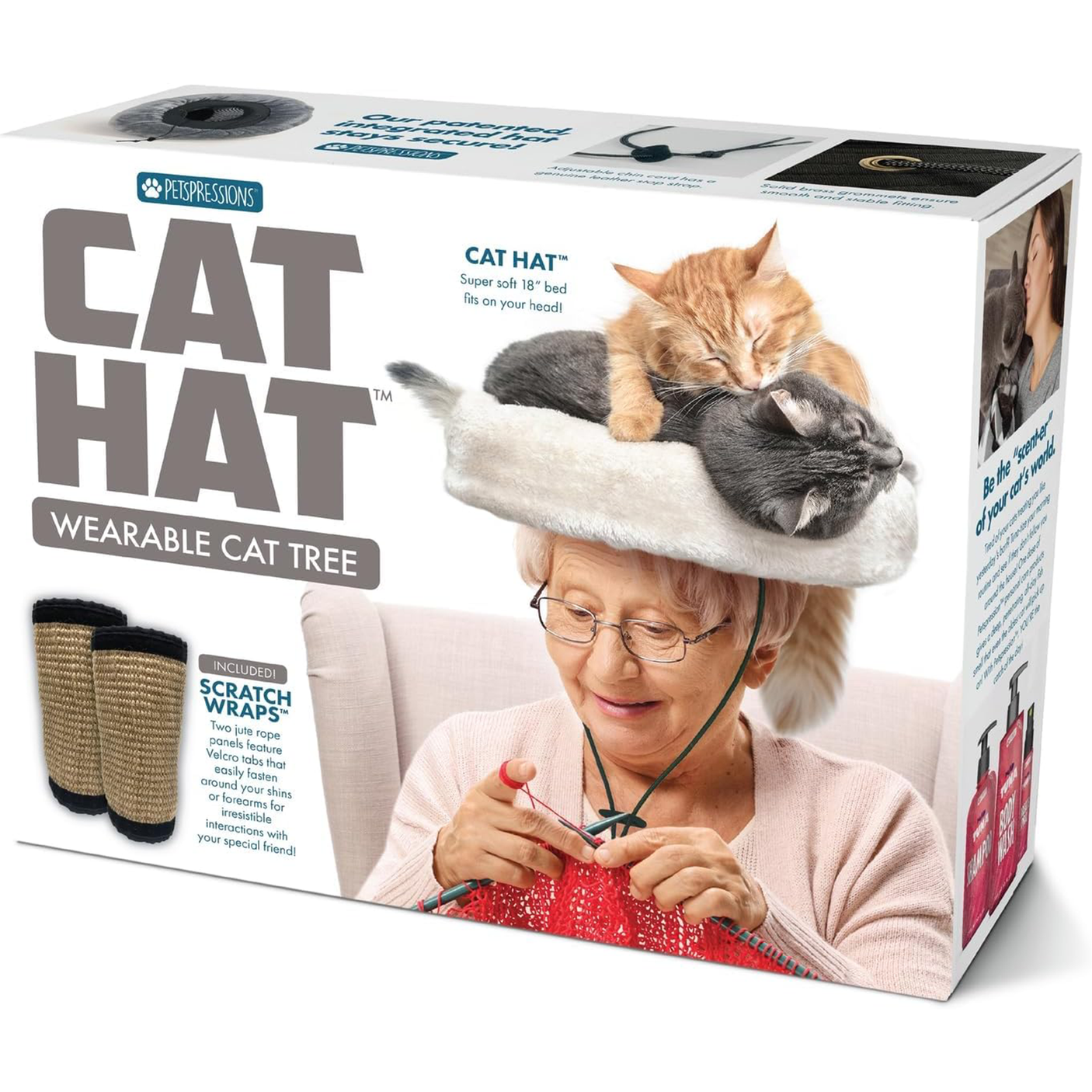 Prank Pack Prank Gift Box, Cat Hat, Wrap Your Real Present in a Funny Authentic Prank-O Gag Present Box, Perfect Novelty Gifting Box for Pranksters, Father's Day Gag Gift Box Empty