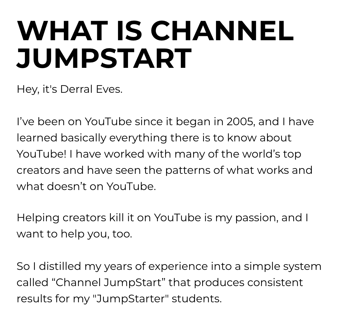 Channel Jumpstart - Massive Youtube Growth - Build Your Ideas