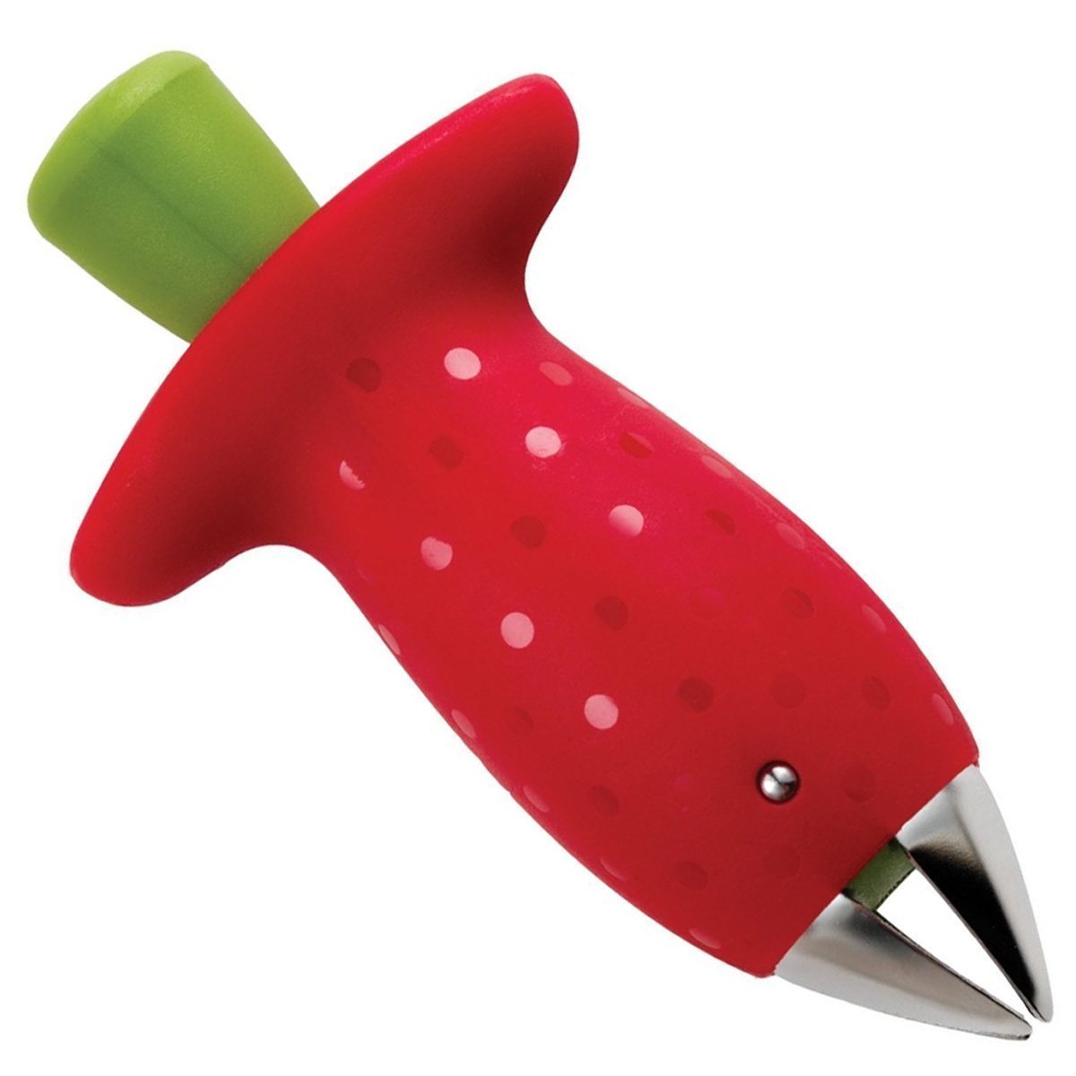 Chef'n Original Stem Gem Strawberry Huller, Red/Green - Build Your Ideas