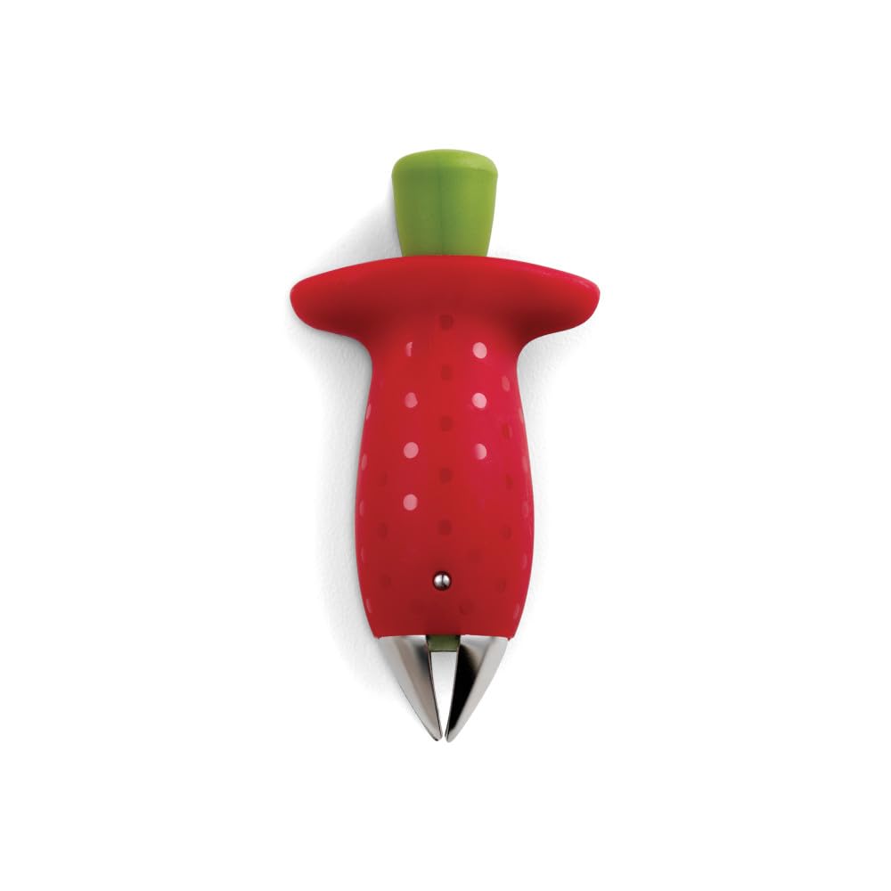 Chef'n Original Stem Gem Strawberry Huller, Red/Green - Build Your Ideas