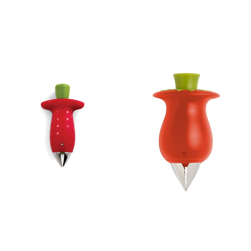 Chef'n Original Stem Gem Strawberry Huller, Red/Green - Build Your Ideas