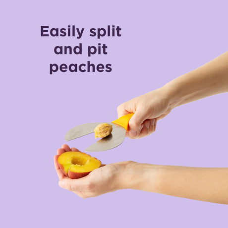 Chef'n Peachster Peach Pitter, One - ,102 - 828 - 338 - Build Your Ideas