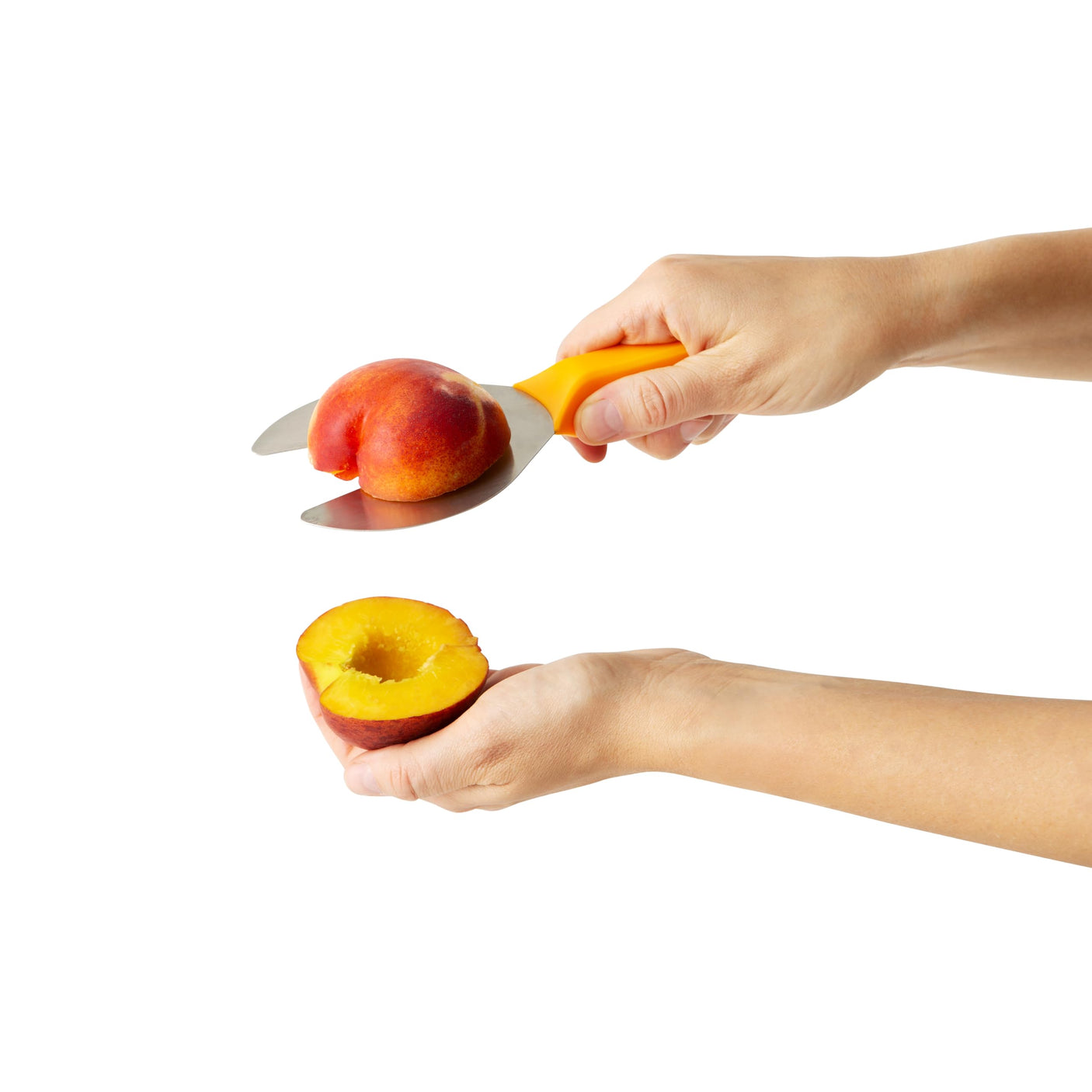 Chef'n Peachster Peach Pitter, One - ,102 - 828 - 338 - Build Your Ideas
