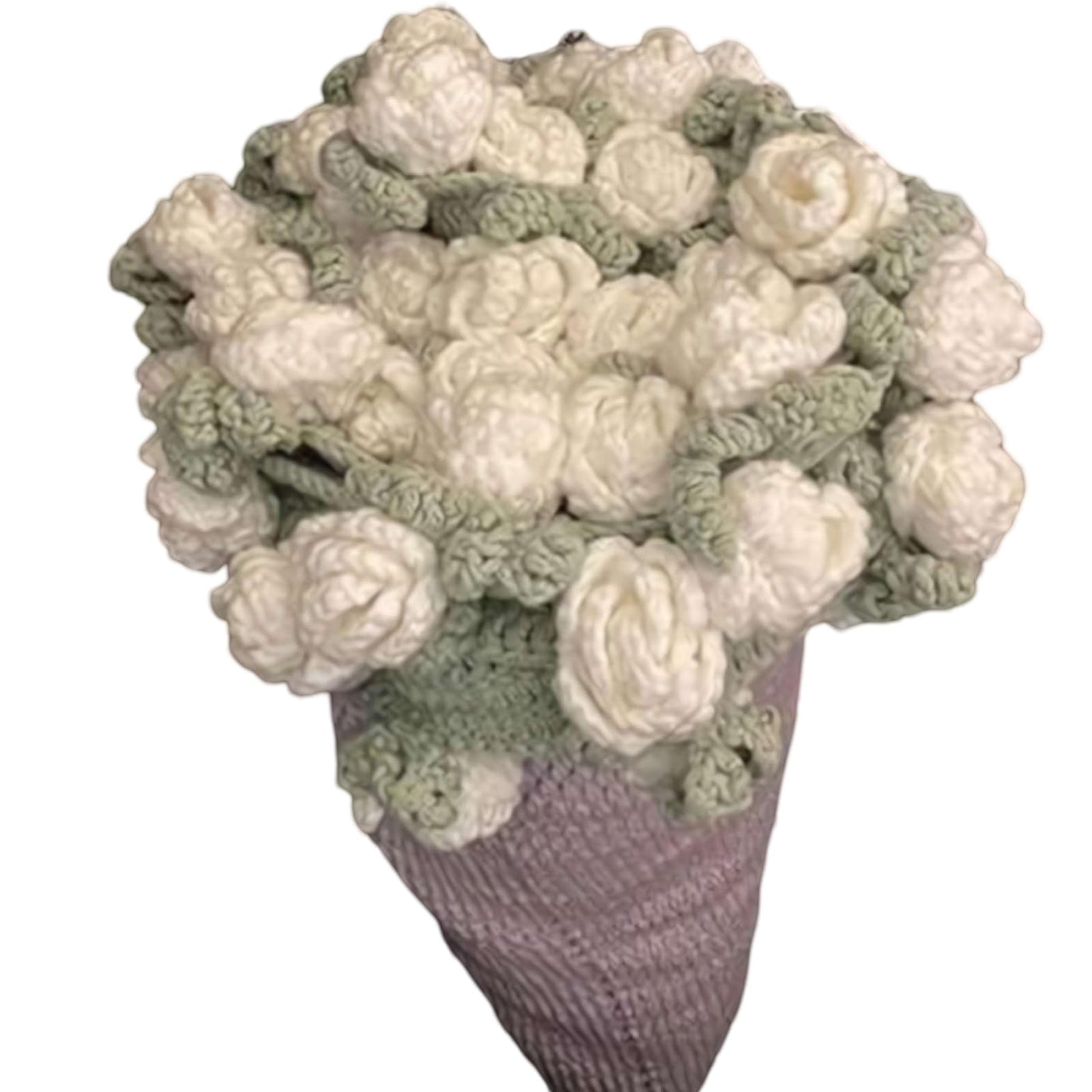 Crochet Flower Rose Bouquet Blanket Handmade – Surprise Bouquet Blanket, Romantic Knitted Rose Floral Bed Throw Blankets, Gift for Mother’s Day Birthday Home Decor (2.6ft Finished - Jasmine) - Build Your Ideas