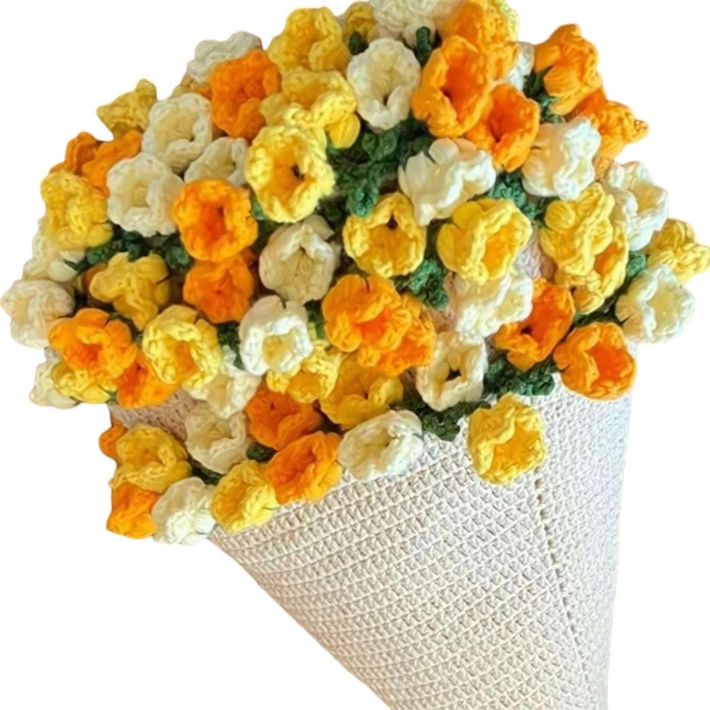 Crochet Flower Rose Bouquet Blanket Handmade – Surprise Bouquet Blanket, Romantic Knitted Rose Floral Bed Throw Blankets, Gift for Mother’s Day Birthday Home Decor (2.6ft Finished - Jasmine) - Build Your Ideas