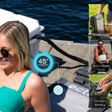 Ecto TOPR Cooling Cushion, Cools Down 45 Degrees up to 10 Hours, Battery Powered for Chair, Bleacher, Car Seat, Camping, Golf Cart, Standard Size (Excludes Battery) - Build Your Ideas