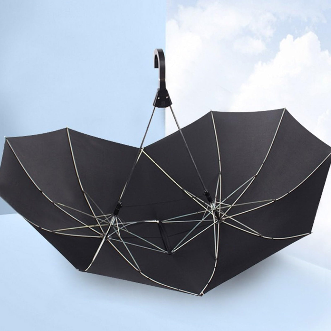 Elegant Two Person Umbrella Couple Umbrellas With Instantly Open Feature Strong Alloy Frame Canopies For Days - Build Your Ideas