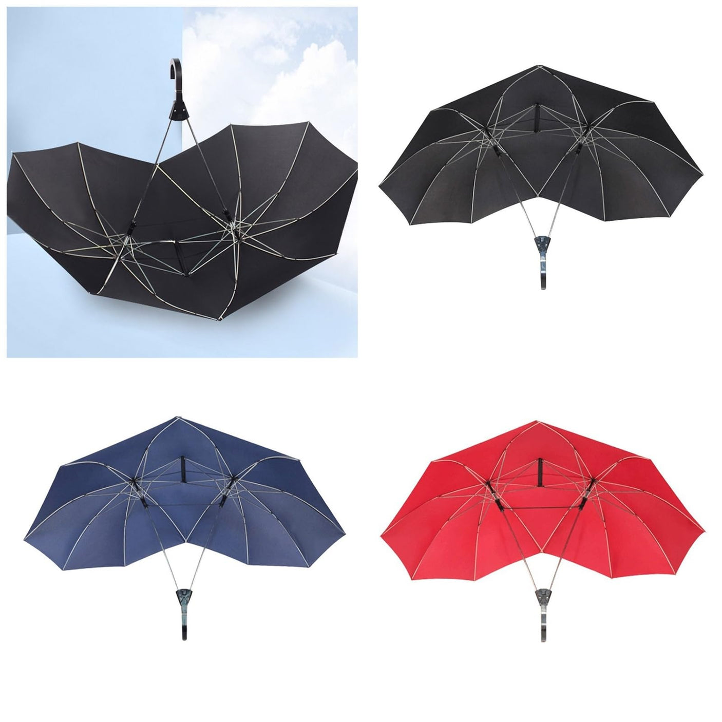Elegant Two Person Umbrella Couple Umbrellas With Instantly Open Feature Strong Alloy Frame Canopies For Days - Build Your Ideas