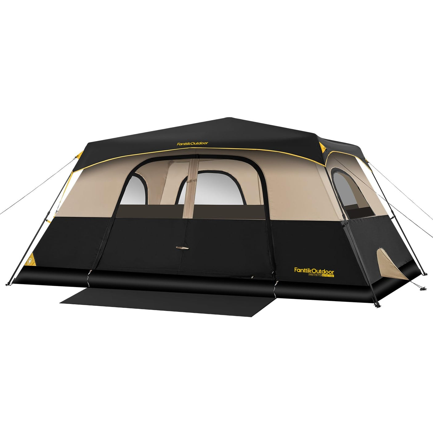 FanttikOutdoor Camping Tent 4/6/8/10 Person Instant Cabin Tent Setup in 60 Seconds with Rainfly & Windproof Portable with Carry Bag for Family Camping & Hiking - Build Your Ideas