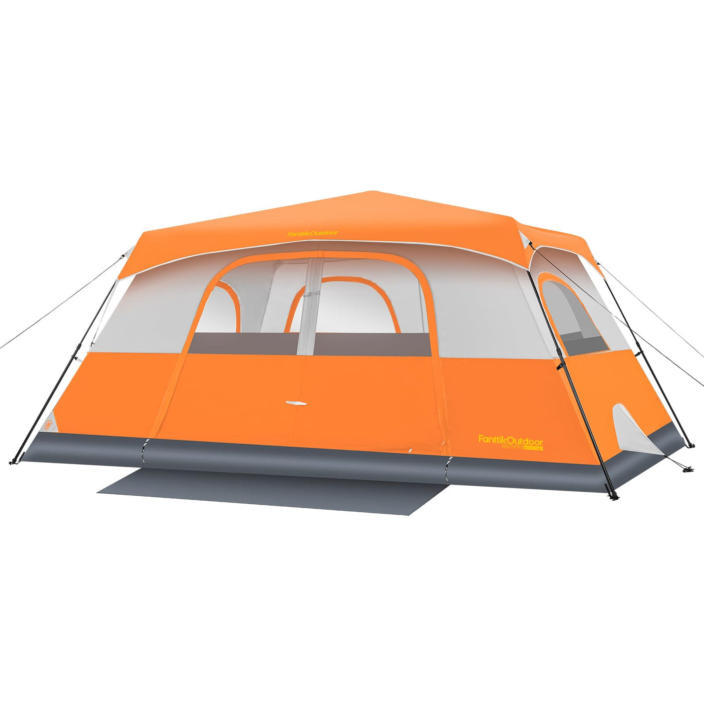 FanttikOutdoor Camping Tent 4/6/8/10 Person Instant Cabin Tent Setup in 60 Seconds with Rainfly & Windproof Portable with Carry Bag for Family Camping & Hiking - Build Your Ideas