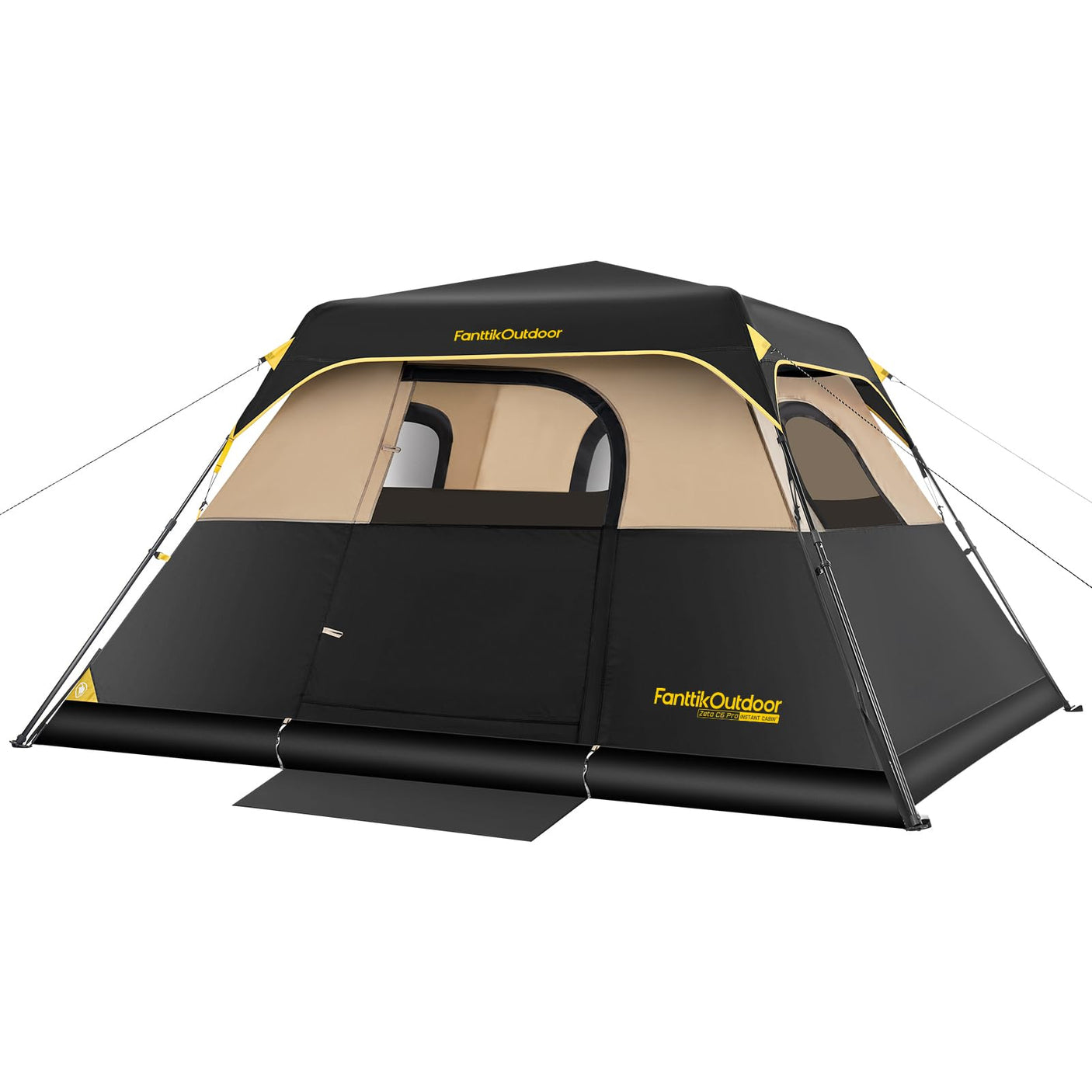 FanttikOutdoor Camping Tent 4/6/8/10 Person Instant Cabin Tent Setup in 60 Seconds with Rainfly & Windproof Portable with Carry Bag for Family Camping & Hiking - Build Your Ideas
