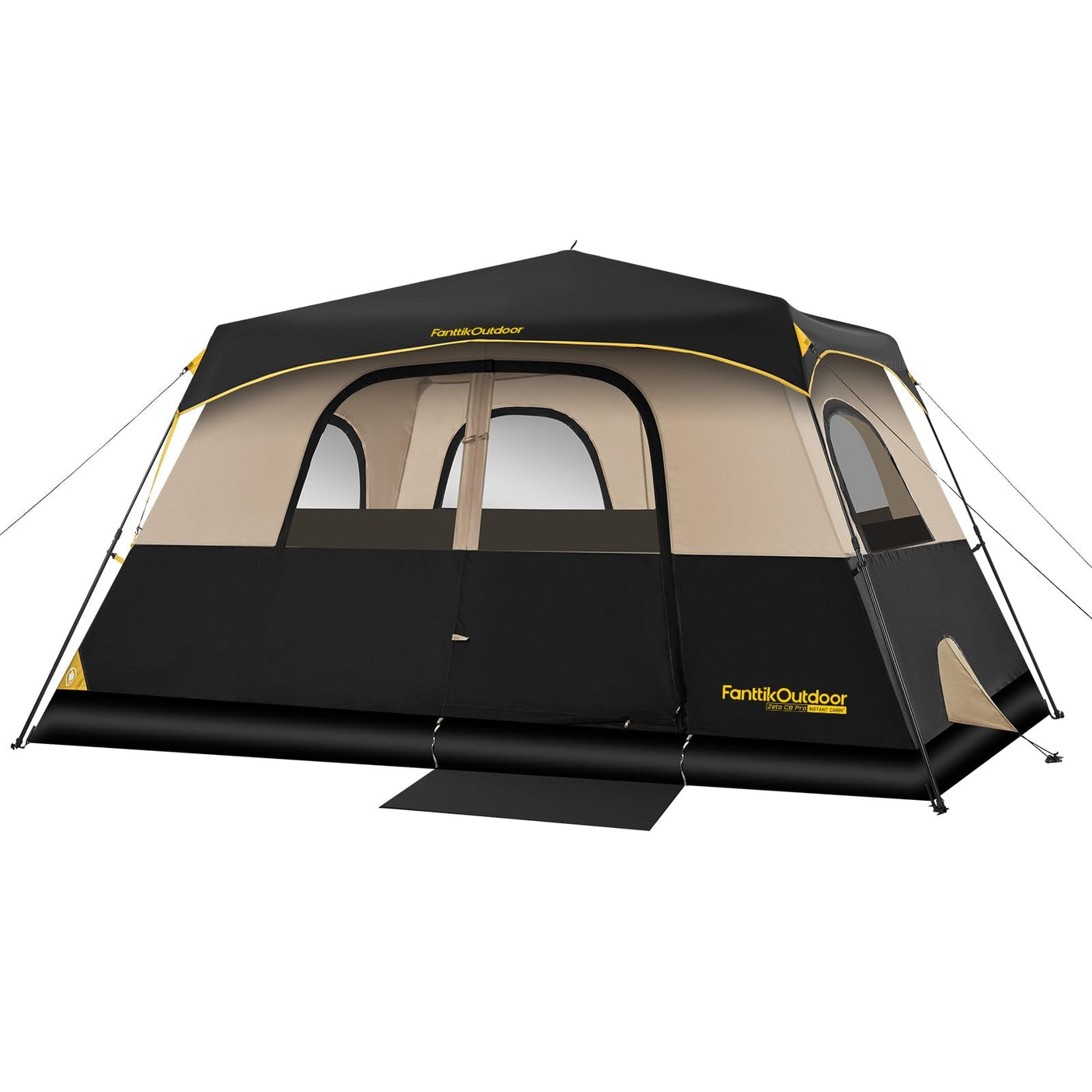 FanttikOutdoor Camping Tent 4/6/8/10 Person Instant Cabin Tent Setup in 60 Seconds with Rainfly & Windproof Portable with Carry Bag for Family Camping & Hiking - Build Your Ideas