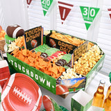 Gatherfun Football Party Supplies Kit - Complete Tailgate, Birthday & Celebration Snack Stadium Set | Essential Football Party Decorations & Favors - Build Your Ideas
