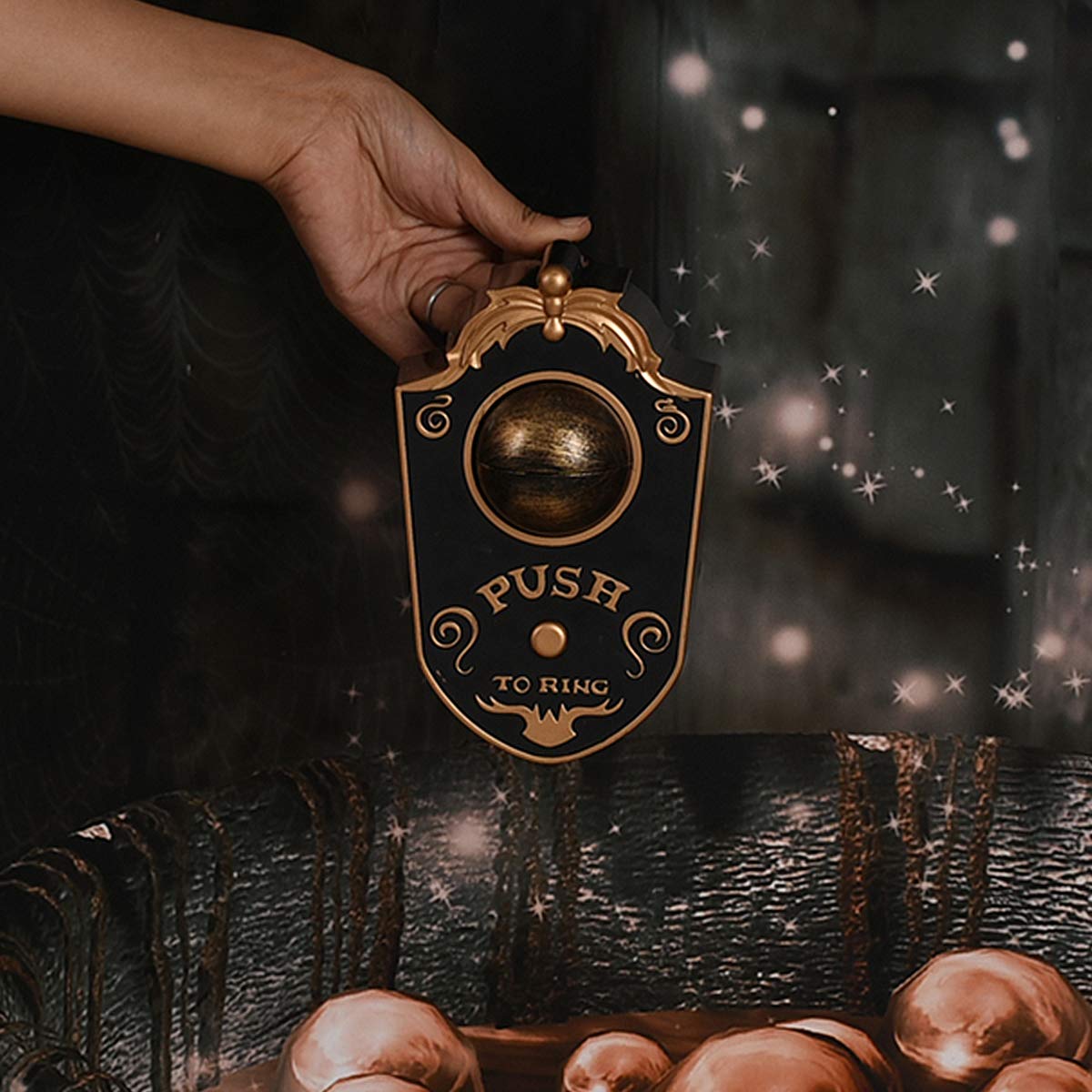 Halloween Decoration, Halloween Doorbell, Haunted Doorbell Animated Eyeball Halloween Decor with Spooky Sounds, Haunted House Halloween Prop Decoration - Build Your Ideas