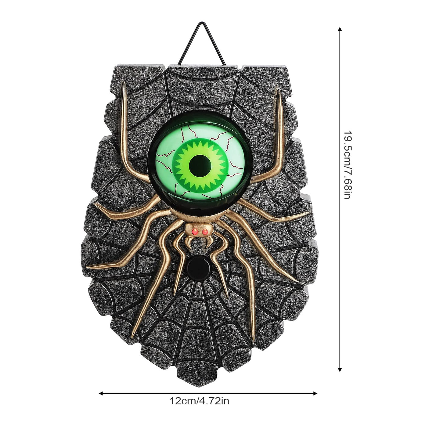 Halloween Decoration, Halloween Doorbell, Haunted Doorbell Animated Eyeball Halloween Decor with Spooky Sounds, Haunted House Halloween Prop Decoration - Build Your Ideas