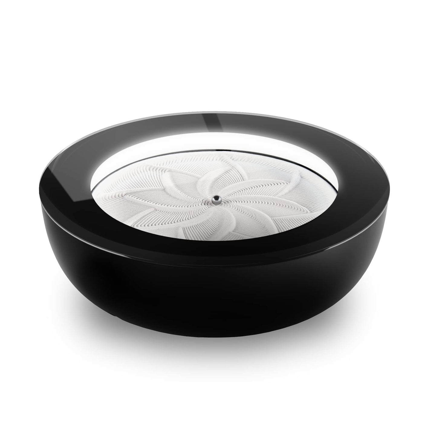 Homedics Drift Sandscape, Perpetual Motion Machine, Zen Garden, Meditation Accessories, Decorative Sandscape, Bluetooth, iOS, Android, by Homedics (16 Inch (Small), Black) - Build Your Ideas