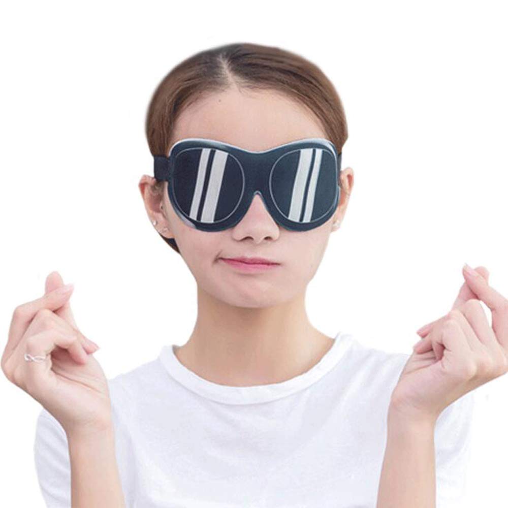 Honbay 3D Funny Eyeshade Soft Sleep Eye Mask with Adjustable Head Strap for Travel, Game, Party, Rest, Sleeping (Woman) - Build Your Ideas