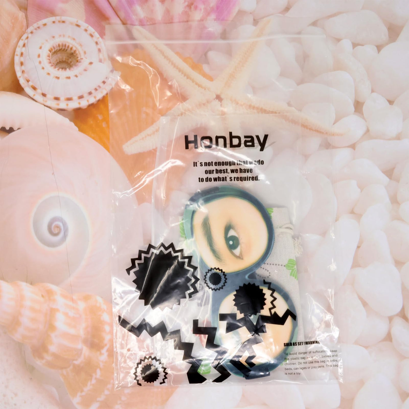Honbay 3D Funny Eyeshade Soft Sleep Eye Mask with Adjustable Head Strap for Travel, Game, Party, Rest, Sleeping (Woman) - Build Your Ideas