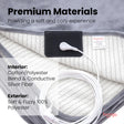 hooga Grounding Blanket for Improved Sleep, Pain Relief, Energy, Inflammation. Grounded Throw, Earth Connected Bedding. Conductive Silver Fiber. Grounding Cord Included. 60x80 Inch, Queen Size. - Build Your Ideas