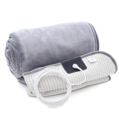 hooga Grounding Blanket for Improved Sleep, Pain Relief, Energy, Inflammation. Grounded Throw, Earth Connected Bedding. Conductive Silver Fiber. Grounding Cord Included. 60x80 Inch, Queen Size. - Build Your Ideas