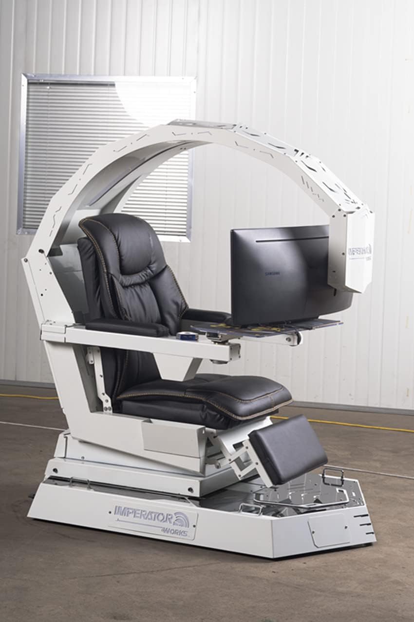 Imperatorworks IW R1 Imperator Works Genuine Leather Chair Cockpit Gam ...