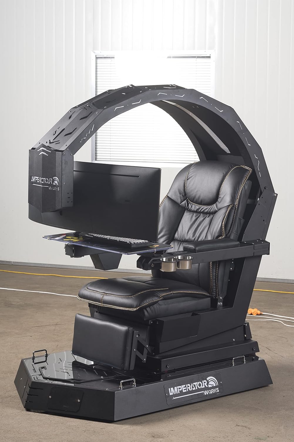 Imperatorworks IW R1 Imperator Works Genuine Leather Chair Cockpit Gam ...