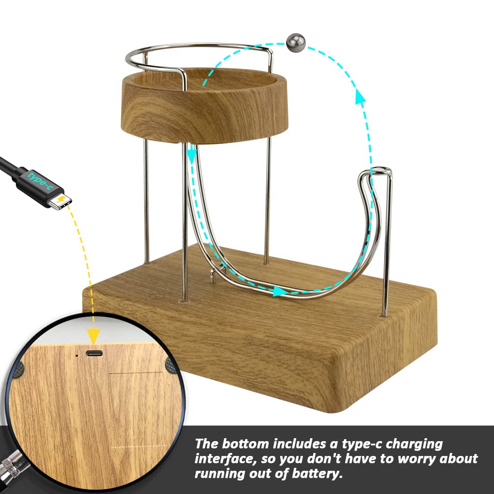 Kinetic Art Perpetual Motion Machine, Perpetual Motion Machine, Newtons Science Physics Gadgets, Perpetual Motion Simulator for Home Office, Creative Gifts for The Holidays. - Build Your Ideas