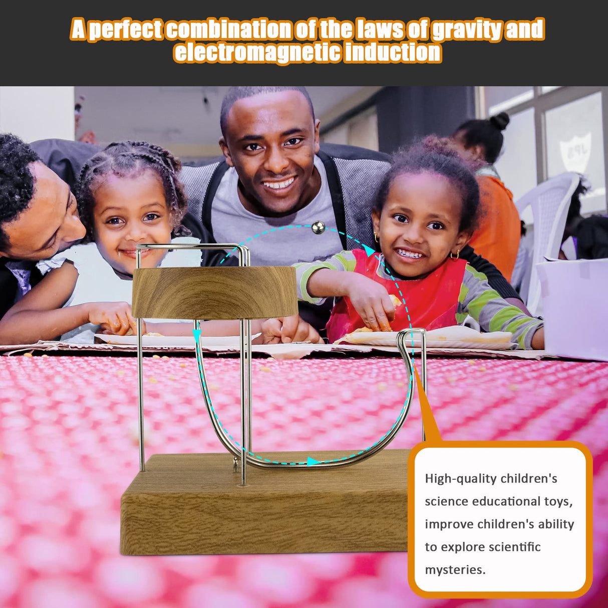 Kinetic Art Perpetual Motion Machine, Perpetual Motion Machine, Newtons Science Physics Gadgets, Perpetual Motion Simulator for Home Office, Creative Gifts for The Holidays. - Build Your Ideas