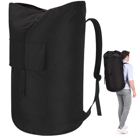 Laundry Bag Backpack Extra Large, 115L Laundry Backpack with Padded Shoulder Strap, Sturdy Travel Laundry Bags, Hanging Laundry Bag for College Dorm, Apartment, Clothes Hamper Bag for Laundromat - Build Your Ideas