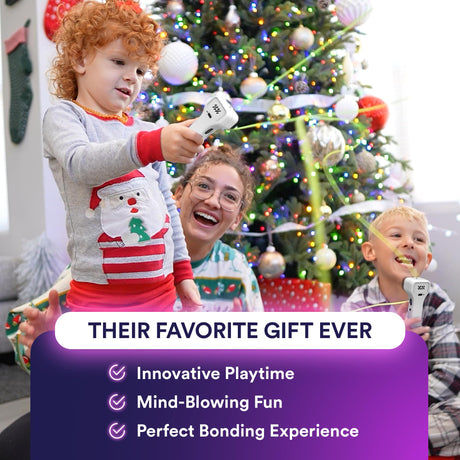 Loop Lasso® Nano - The Original Glow - in - The - Dark String Shooter Toy - Built - in UV Blacklight - Safe Interactive STEM Learning Toy - Viral Stocking Stuffer Gadget - Family Fun - Build Your Ideas