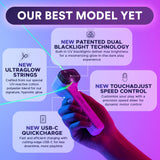 Loop Lasso® Nano - The Original Glow - in - The - Dark String Shooter Toy - Built - in UV Blacklight - Safe Interactive STEM Learning Toy - Viral Stocking Stuffer Gadget - Family Fun - Build Your Ideas