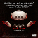 Meta Quest 3 512GB — Ultimate Mixed Reality Experiences — Get Batman: Arkham Shadow and a 3 - Month Trial of Meta Quest+ Included - Build Your Ideas