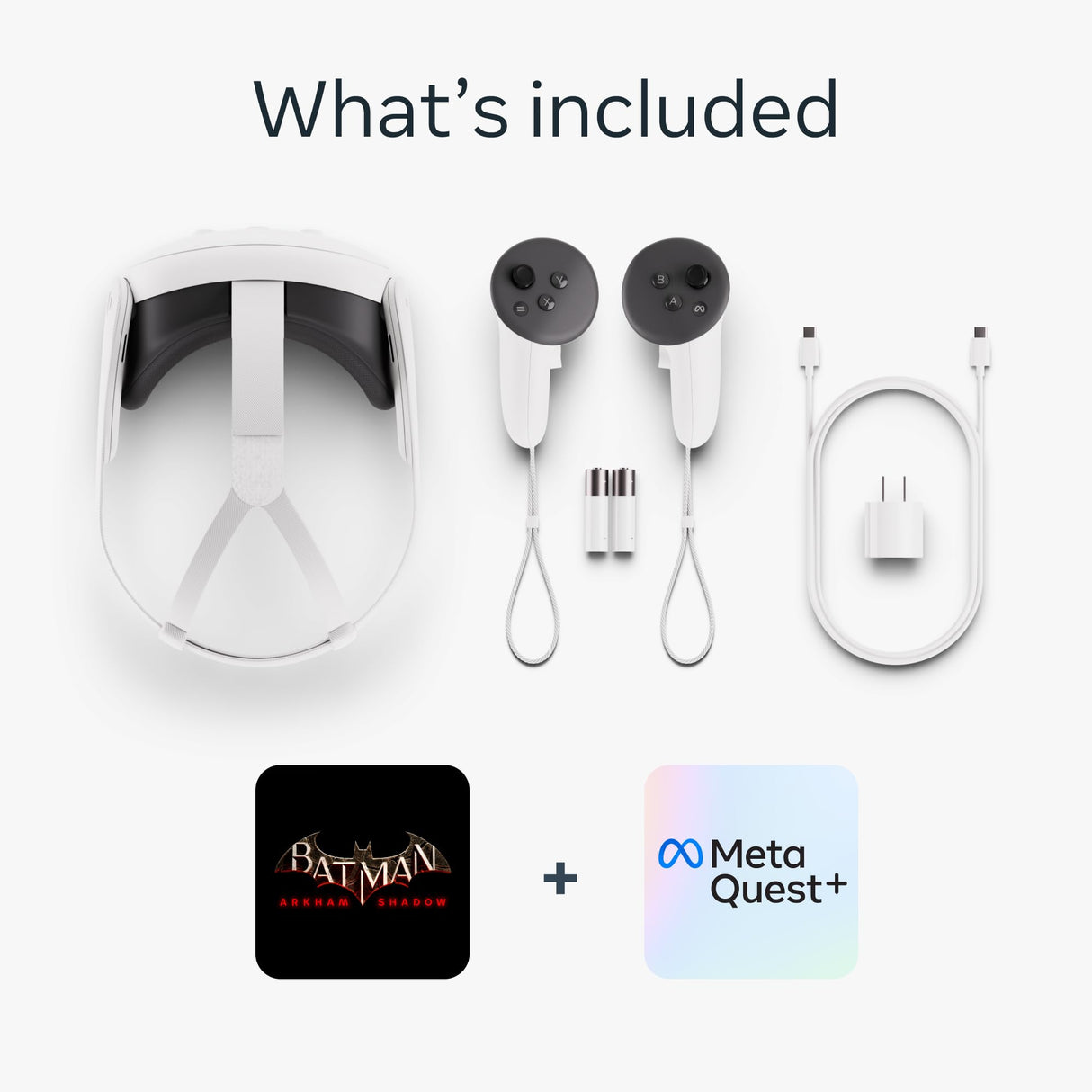 Meta Quest 3 512GB — Ultimate Mixed Reality Experiences — Get Batman: Arkham Shadow and a 3 - Month Trial of Meta Quest+ Included - Build Your Ideas