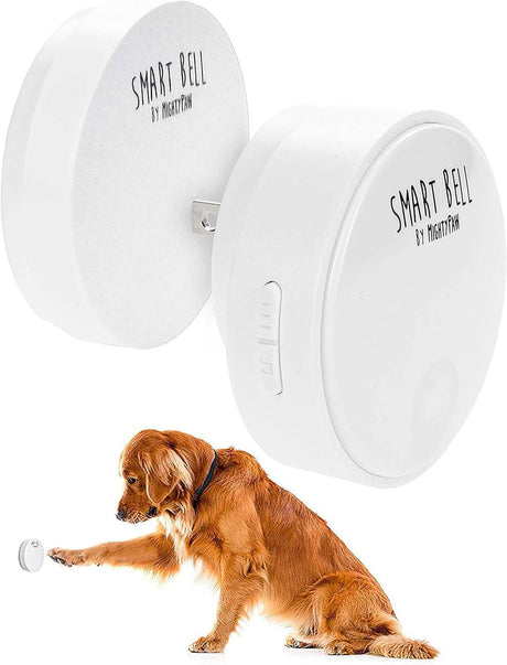 Mighty Paw Smart Bell 2.0 (2 Button Pack) - Wireless Electronic Dog Doorbell - Dog Potty Button Communication - Potty Training Aid - Pet Communication Tool - Puppy Potty Training - Doggie Bell - Build Your Ideas