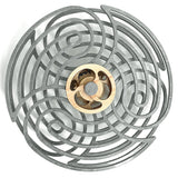 Mindsight Moving Kinetic Wall Art - Wind up to power peaceful motion (no battery) - Calming Wall Décor for Living Room, Office, Bedroom, Kitchen - Hand Crafted Wood - Ripple, Canyon Brown - Build Your Ideas