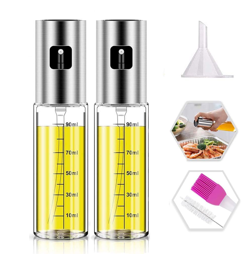 Oil Sprayer for Cooking,100ml Olive Oil Spritzer,Oil Sprayer for Air Fryer, Salad,BBQ,Roasting - Build Your Ideas