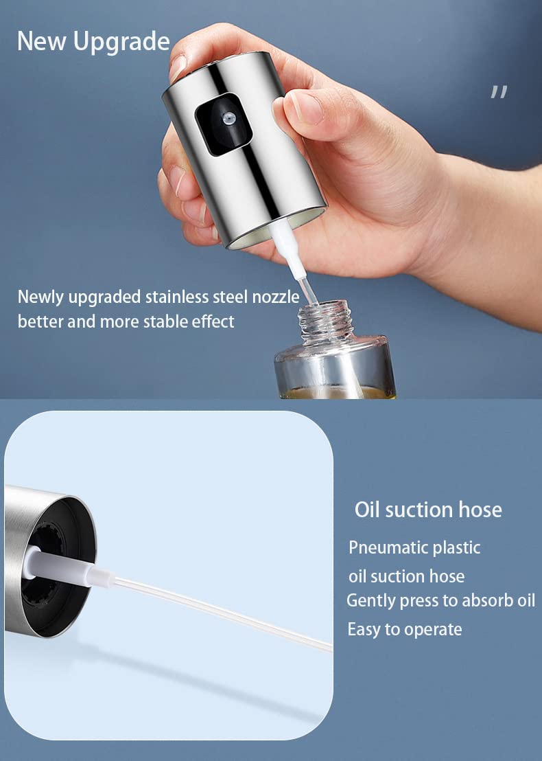 Oil Sprayer for Cooking,100ml Olive Oil Spritzer,Oil Sprayer for Air Fryer, Salad,BBQ,Roasting - Build Your Ideas