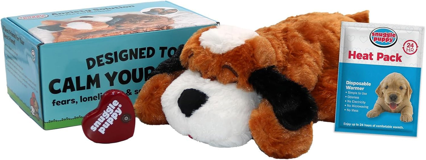 Original Snuggle Puppy Heartbeat Stuffed Dog Toy. Puppy Toy for Anxiety Relief, Calming Aid, and Comfort Toy for Behavioral Training in Golden - Build Your Ideas