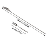 ORULA Telescopic Fork,Extendable Fork,Extending Fork,64cm Long Stainless Steel Retractable Fork Extendable Dinner Fruit Dessert Fork 8.7~25.4in - Build Your Ideas