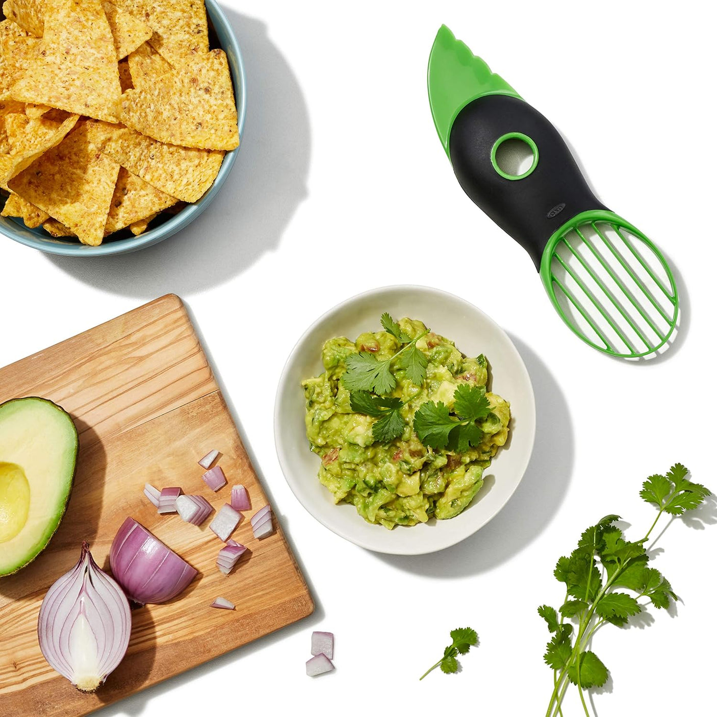 OXO Good Grips 3 - in - 1 Avocado Slicer - Green - Build Your Ideas