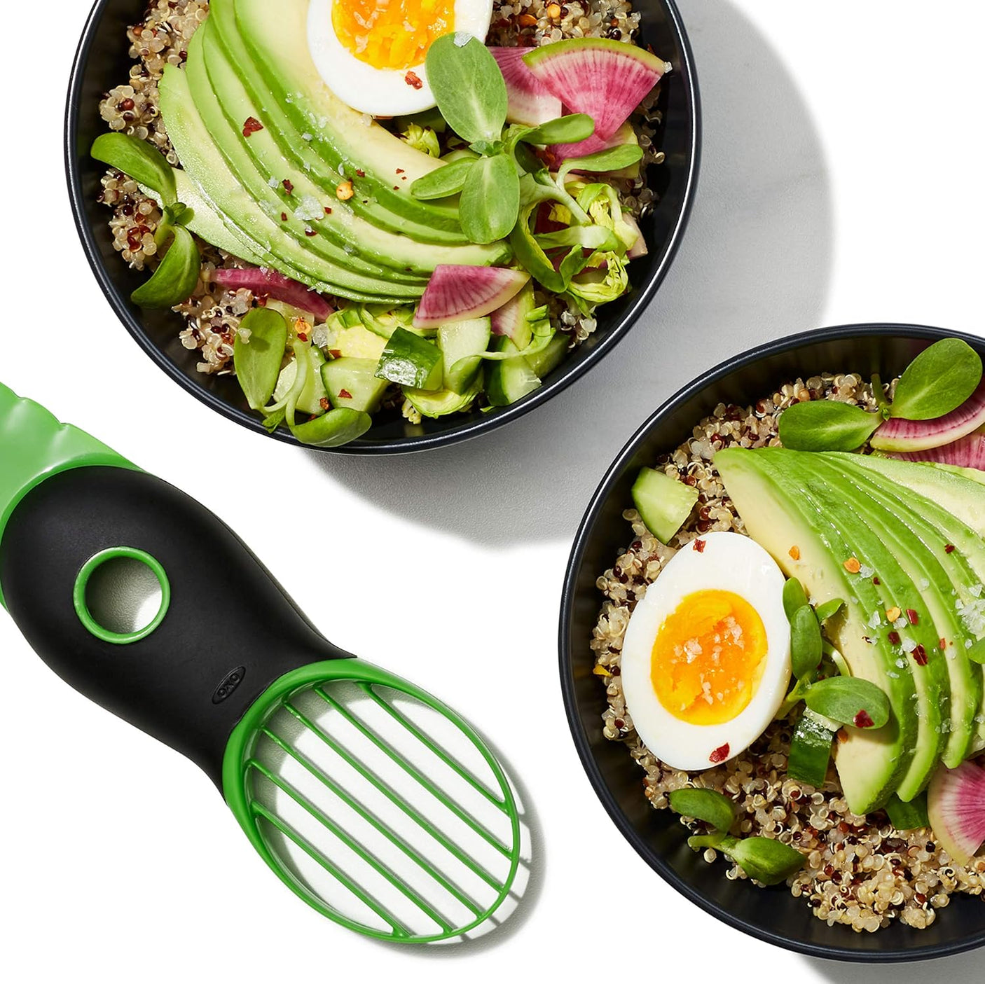 OXO Good Grips 3 - in - 1 Avocado Slicer - Green - Build Your Ideas